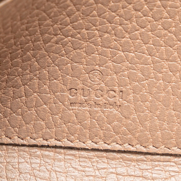 GUCCI Beige Leather GG Marmont Wallet - Picture 5 of 8